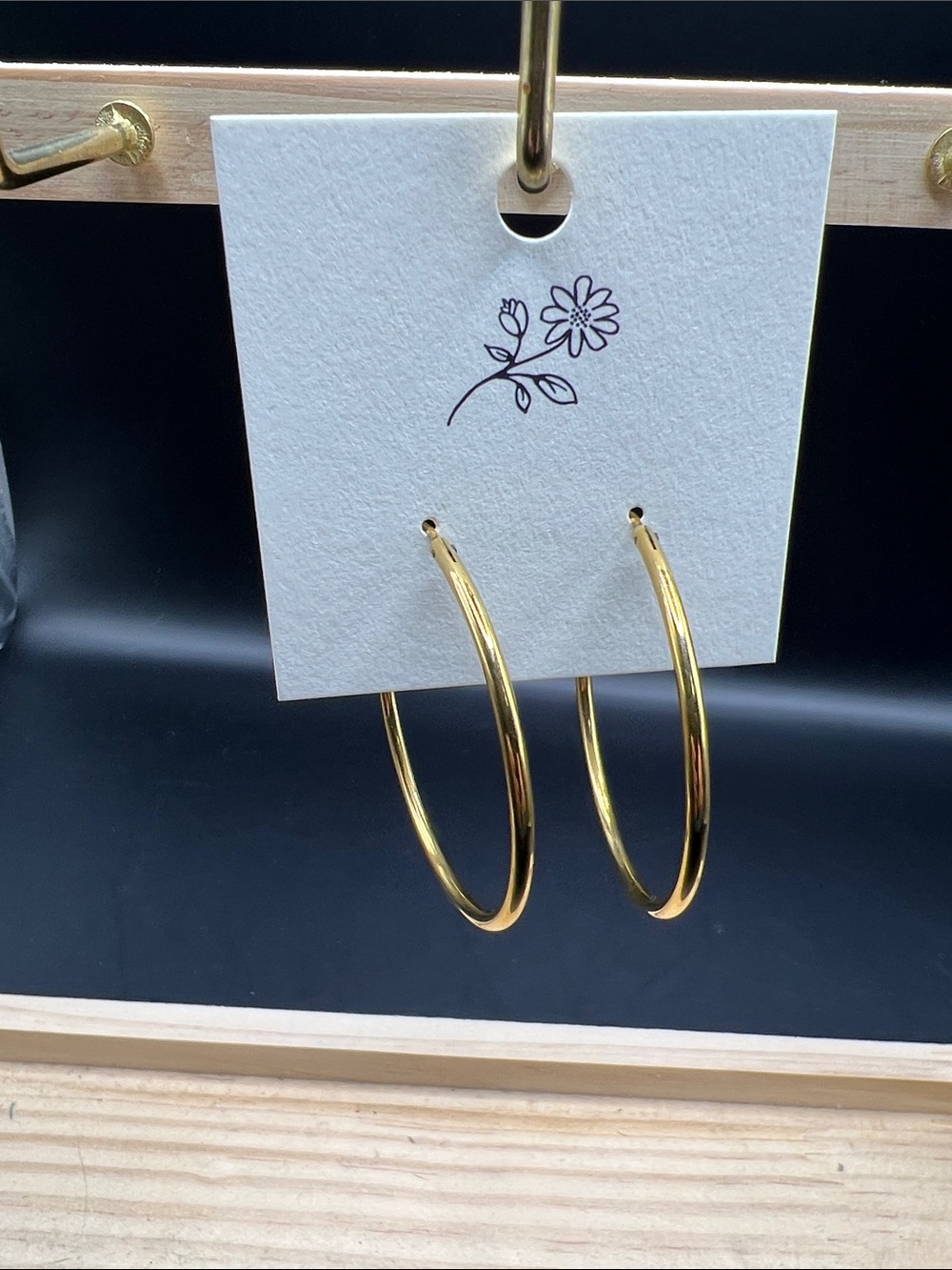Gold Hoop Earrings - Women Jewelry